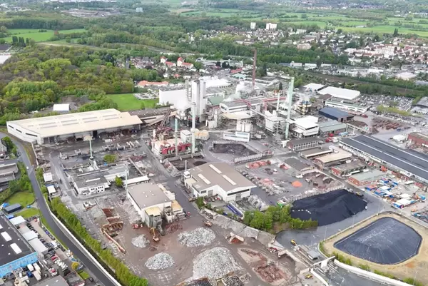 Photo: Aurubis: View from above of the plant in Lünen